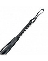 / Leather whip 12 strings 62 cm