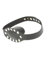 / Gag with soft lined mouthpiece  