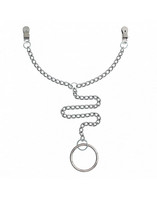 / Nipple clamps with chain and ring    