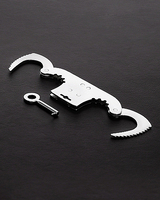 / Steel police thumb-cuffs  