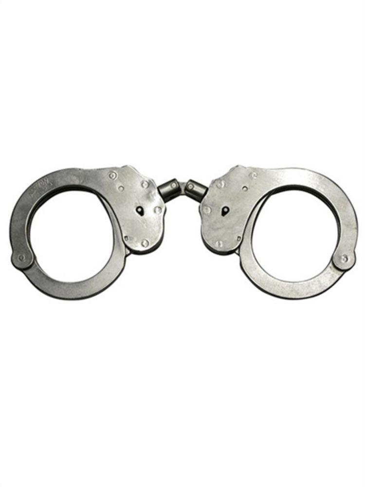 Metal handcuffs With Hoop Nickle  