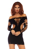 Strappy dress long sleeve 