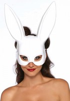  White masquerade rabbit mask