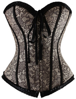  Lace burlesque corset