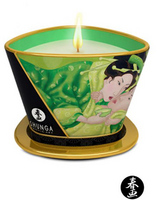 Exotic green tea massage candle