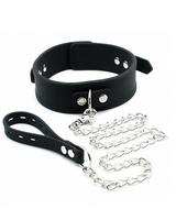 / Silicone Collar with Leash