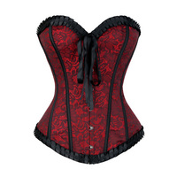 Midnight Embroidered Corset