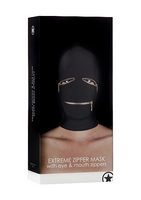 / Extreme Zipper Mask with Eye and Mouth Zipper