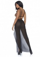 Cage Maxi dress and g-string
