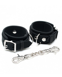 Fine silicone cuffs with carabine hooks   