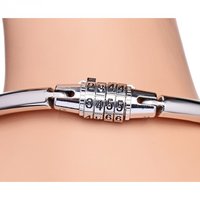 / Stainless Steel Combination Lock Slave Collar
