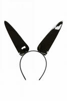 / Rabbit ear headband black