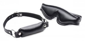 / Padded Blindfold and Gag Set