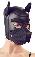 / Ouch Puppy Play - Neoprene Puppy Hood - Black