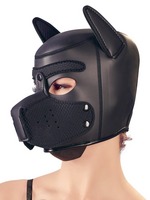/ Ouch Puppy Play - Neoprene Puppy Hood - Black