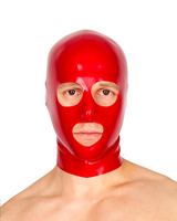 Anatomical mask red