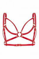 / Open harness bra red