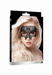 Princess Black Lace Mask - Black 