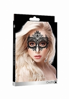 / Queen Black Lace Mask - Black