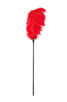 Feather tickler red