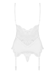 810-COR corset & thong white 