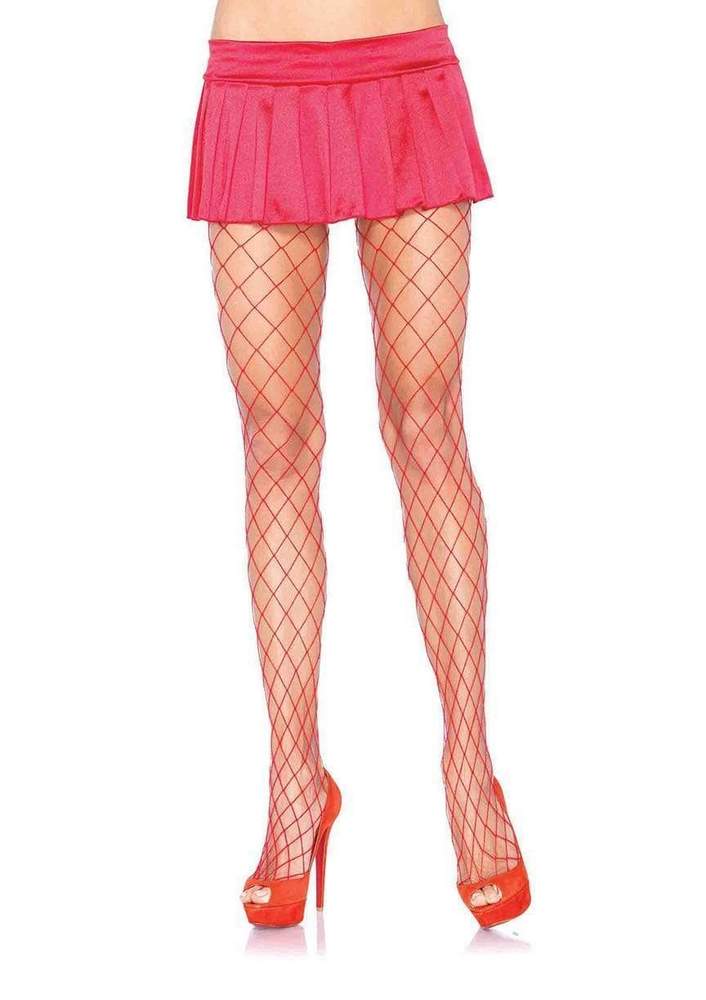 Fence Net Pantyhose red  