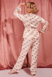  Showgirl Wrap Tie Pyjama Set 