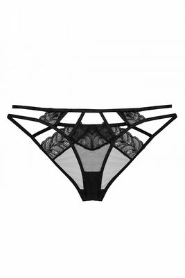Tilly caged emroidery brief