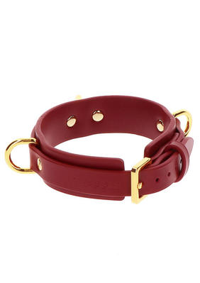 / D-Ring Collar Deluxe Red