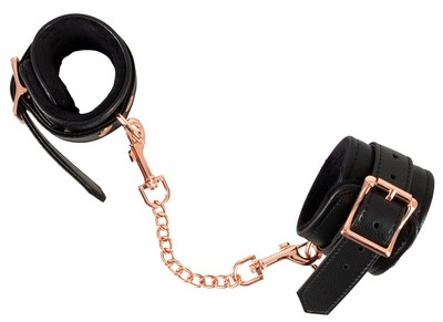 Black and gold handcuffs