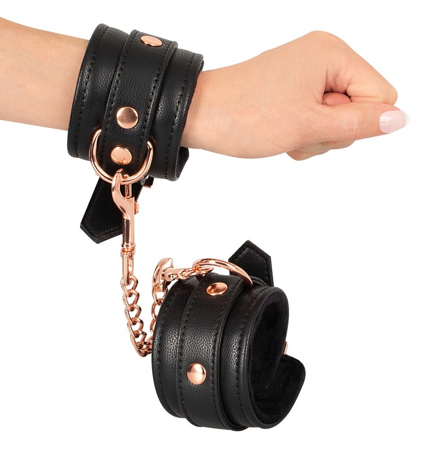 Black and gold handcuffs  