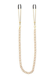 Tweezers With Chain Gold 