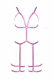 Coccinelle Pride Pink body harness 