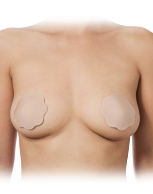 / SILK-SILICONE NIPPLE COVERS 2 PAIRS