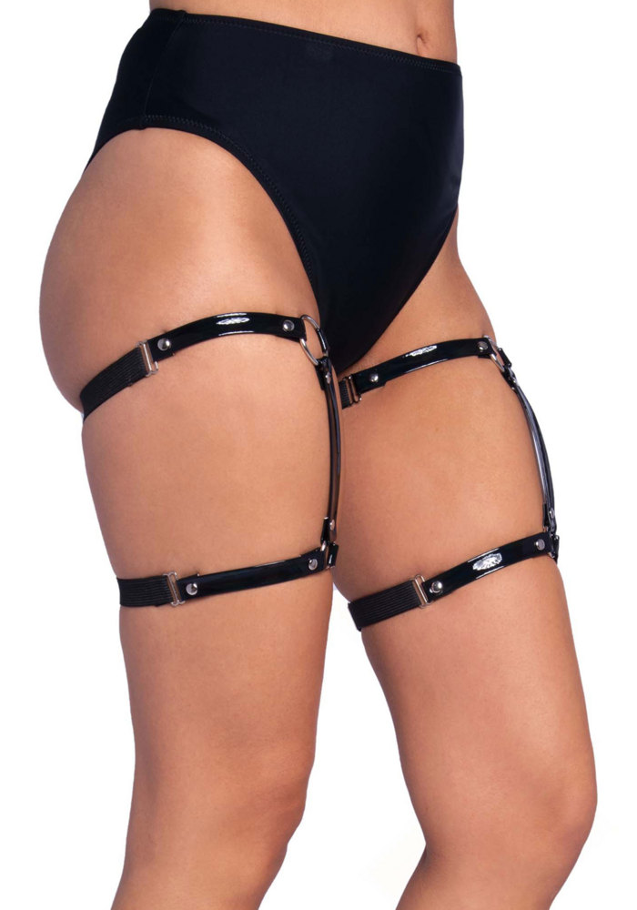 Dual strap studded garters  
