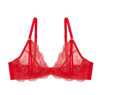 / Isa red lace bra