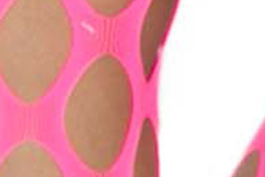 Pothole net pantyhose pink 