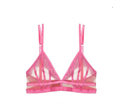 / After Dark Tasha Pink triangle bra 