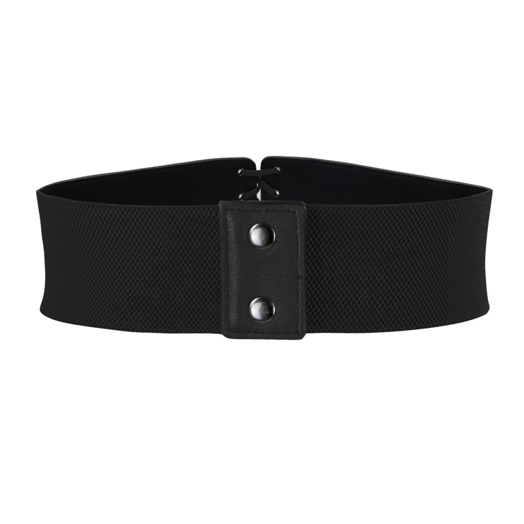 Black Leather  Waist Belt  