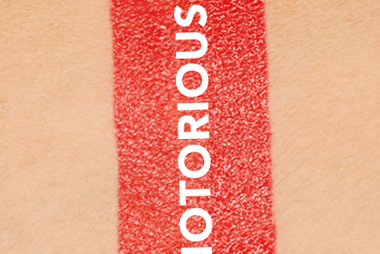 Bright Red Notorious Moisturising High Pigment Satin Lipstick 