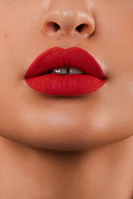 / Bright Red Notorious Transfer Resistant Long Lasting Matte Liquid Lipstick