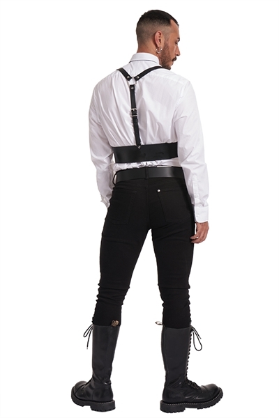 Men's  Leather Statement Harness   