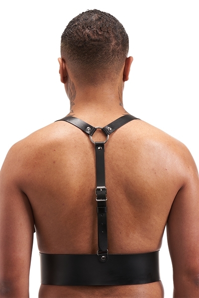 Men's  Leather Statement Harness   