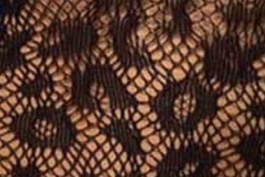  Leopard net gloved catsuit. 