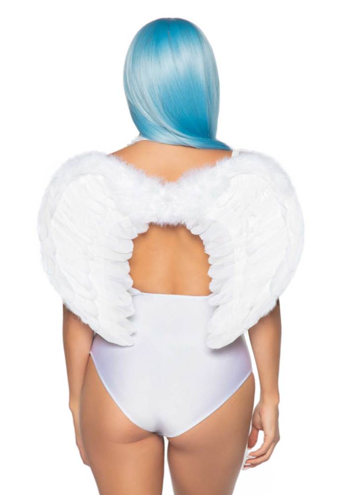Marabou feather angel wings  