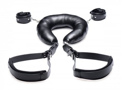 / Padded Thigh Sling with Wrist Cuffs