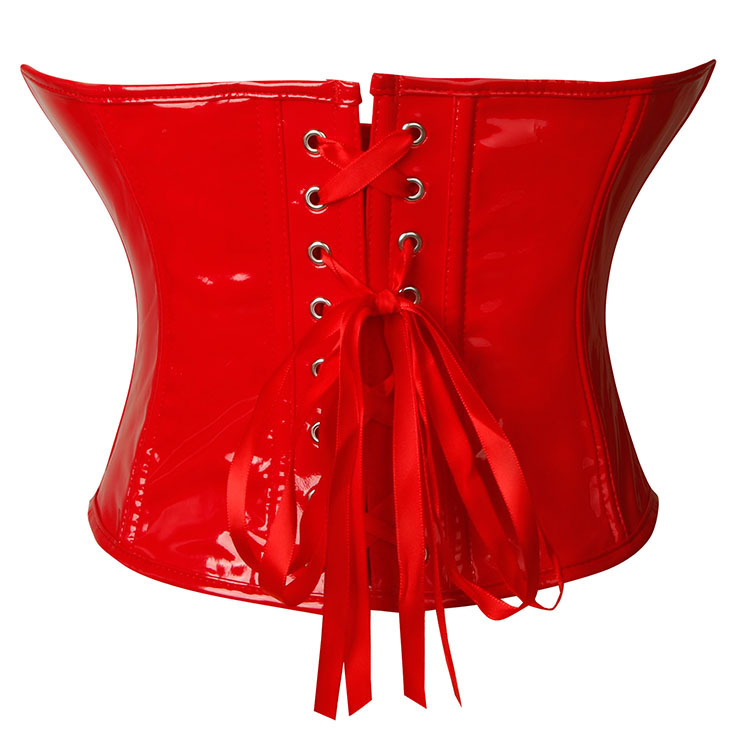 Red Vintage  Overbust Corset  