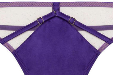 Ramona purple thong 