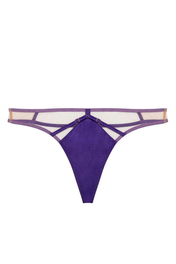 Ramona purple thong  