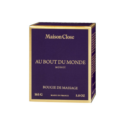 / MASSAGE CANDLE - AU BOUT DU MONDE / MONOI